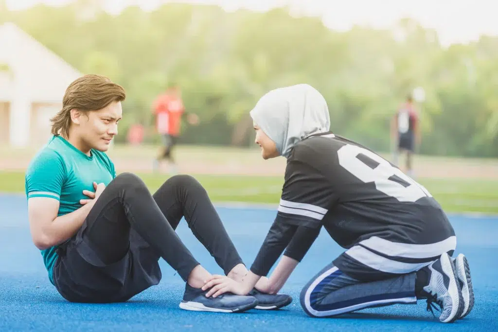 Sports Injury Recovery Treatment Session With Physiotherapy Exercises For Athletic Injury Rehabilitation Sports Injury Recovery Treatment Session With Physiotherapy Exercises For Athletic Injury Rehabilitation